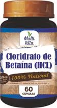 Cloridrato de Betaína HCL 700mg 60 Cápsulas - MultiVitta
