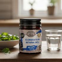 Cloridrato de Betaína HCL Canteiro de Ervas 700mg 60 Cáps Cloridrato de Betaína HCL Canteiro de Ervas 700mg 60 Cáps