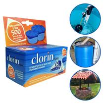 Clorin 500 Pastilhas Tratamento Água de Poço Anti Mosquitos