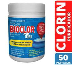 Clorin Bioclor Tabs Piscina Inflável Plástica 50 Pastilhas com NF