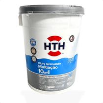 Cloro 10x1 HTH 10 Kg Granulado Multifuncional para Tratamento Completo de Piscinas