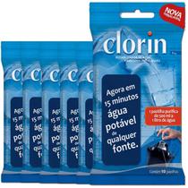 Cloro Clorin para 1 Litro d'Água Caixa com 60 Pastilhas