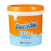 Cloro Domclor AllDay 10kg Ação Prolongada e Tratamento Completo p/ Piscinas