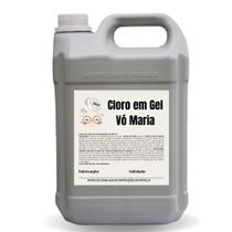 Cloro em Gel 5L Vó Maria - 5kg - Limpeza Pesada