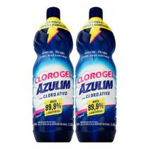 Cloro em Gel Azulim 1L Mata 99,9% Bactérias Limpeza Profunda e Eficaz Cloro em Gel Azulim 1L Mata 99,9% Bactérias Limpeza Profunda e Eficaz