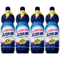 Cloro em Gel Azulim 1L Mata 99,9% Bactérias Limpeza Profunda e Eficaz Cloro em Gel Azulim 1L Mata 99,9% Bactérias Limpeza Profunda e Eficaz