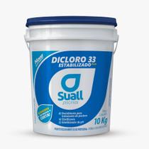 Cloro Estabilizado 3 em 1 Suall 33% 10Kg - Suall Piscinas