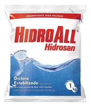 Cloro Estabilizado Granulado Hidrosan Plus Hidroall 1kg