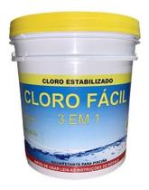 Cloro Fácil 3 Em 1 Estabilizado 10kg - Ultraclor Cloro Fácil 3 Em 1 Estabilizado 10kg - Ultraclor