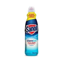 Cloro Gel Desinfetante Limpador Original Sanol 700ml