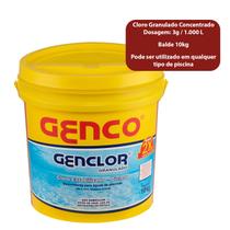 Cloro Genco Genclor Piscinas Concentrado Granulado Estabilizado Puro Balde 10kg Cloro Genco Genclor Piscinas Concentrado Granulado Estabilizado Puro Balde 10kg