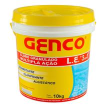 Cloro Genco Piscina Tratamento 3x1 Multi Ação 10kg Cloro Genco Piscina Tratamento 3x1 Multi Ação 10kg