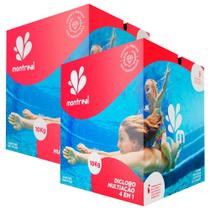 Cloro Granulado Dicloro 4 em 1 Multiação 10 KG com 2 Unidades MONTREAL Cloro Granulado Dicloro 4 em 1 Multiação 10 KG com 2 Unidades MONTREAL