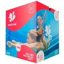 Cloro Granulado Dicloro 4 em 1 Multiação 10 KG MONTREAL Cloro Granulado Dicloro 4 em 1 Multiação 10 KG MONTREAL