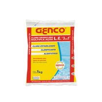 Cloro Granulado GENCO 1Kg - Refil 3 em 1