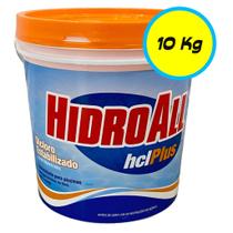 Cloro Granulado Hcl Plus Dicloro Estabilizado Hidroall 10kg Cloro Granulado Hcl Plus Dicloro Estabilizado Hidroall 10kg