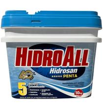 Cloro Granulado Hidroall Hidrosan Penta 10kg 5 Em 1 42%