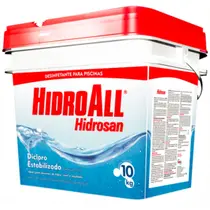 Cloro Granulado Hidrosan Plus 10kg Para Piscina Hidroall