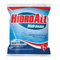 Cloro Granulado Hidrosan Plus Dicloro Estabilizado Hidroall 1kg Cloro Granulado Hidrosan Plus Dicloro Estabilizado Hidroall 1kg