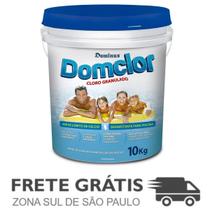Cloro Granulado Hipoclorito Cálcio 65% Piscina Domclor 10 KG