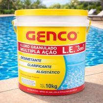 Cloro Granulado Múltipla Ação 3 Em 1 10kg Genco Cloro Granulado Múltipla Ação 3 Em 1 10kg Genco