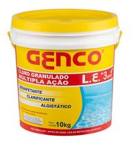 Cloro Granulado Multipla Ação 3 em 1 - 10kg Genco