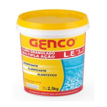 Cloro Granulado Multipla Ação 3 Em 1 Genco 2,5kg