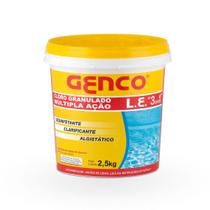 Cloro Granulado Múltipla Ação L.E 3 Em 1 2,5kg - Genco