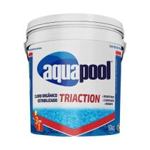 Cloro Granulado Triaction Aquapool 10kg Proporciona água pura e Cristalina - Start