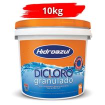Cloro Hidroazul Dicloro Granulado 10Kg para Piscina - Alta Performance Cloro Hidroazul Dicloro Granulado 10Kg para Piscina - Alta Performance