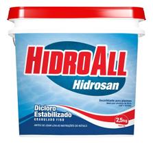 Cloro Hidrosan Plus Balde 2,5kg Hidroall