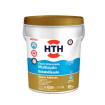 Cloro HTH Dicloro Multi 10kg Tratamento Completo 3 em 1 para Piscinas