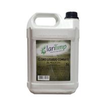 Cloro Líquido Larilimp Combate 5L Limpador Pisos Banheiro Quintal Branqueador Rejunte Limpeza Pesada Cloro Líquido Larilimp Combate 5L Limpador Pisos Banheiro Quintal Branqueador Rejunte Limpeza Pesada