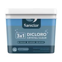 Cloro Multi Ação 3 em 1 Granulado 10kg Dicloro Crystal Saniclor