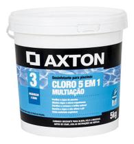 Cloro Multiacao 5 Kg Para Piscina Granulado 5 Em 1 Axton