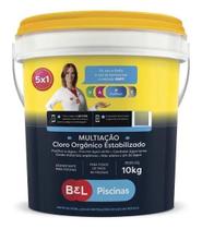 Cloro Multiação 5x1 Orgânico Estabilizado 10kg para Tratamento de Piscina, OBS, VENDA, APENAS 01 POR PEDIDO.