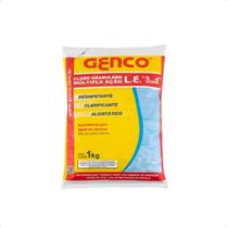 Cloro Multipla Ação 3 em 1 1Kg Saco Genco - 19700 Cloro Multipla Ação 3 em 1 1Kg Saco Genco - 19700