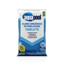 Cloro Orgânico Estabilizado Aquapool 200 Gramas - Start química Cloro Orgânico Estabilizado Aquapool 200 Gramas - Start química