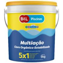 Cloro Orgânico Estabilizado Multiação Bel Piscinas 5kg