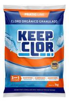 Cloro para piscina 3 em1 1kg Keep Clor Cloro para piscina 3 em1 1kg Keep Clor