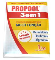 Cloro para Piscina Estabilizado Propool 3 em 1 1 kg - Hidroall