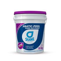 Cloro para piscina fibra vinil alvenaria - 10kg Pratic Pool - SUALL