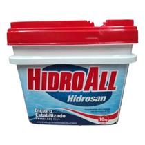 Cloro Para Piscina Hidrosan Hidroall Estabilizado Dicloro BD 10 KG