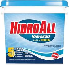 Cloro para piscina Hidrosan Penta Cloro balde 2,5kg