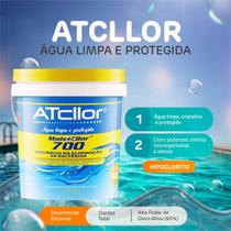 Cloro Para Piscina Hipoclorito de Calcio HTH Multiacao e Brilho Balde 10kg