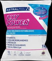 Cloro para piscina oxypower multiação pacote 1kg astralpool