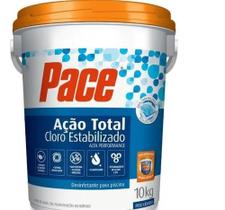 Cloro para piscina Pace ação total 10kg alta performance