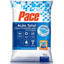Cloro para Piscina Pace Ação Total Estabilizado 1kg Granulado