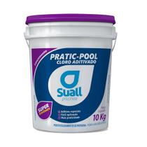 Cloro Para Piscina Pratic Pool Suall 10kg Multiação 3 em 1 Desinfetante