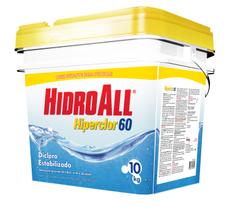 Cloro Para Piscinas Granulado Hiperclor 60 - Balde De 10kg - HIDROALL